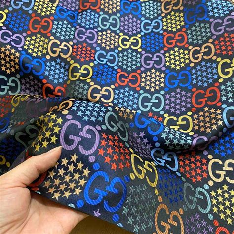 gucci print fabric by the yard|authentic Gucci fabric.